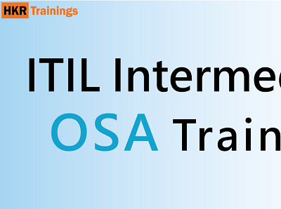 ITIL intermediate osa training itilintermediateosatraining itilintermediateosatraining