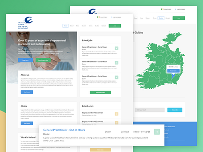 Sagesa blog guides healthcare job board map medical recruitment user experience user interface website wordpress