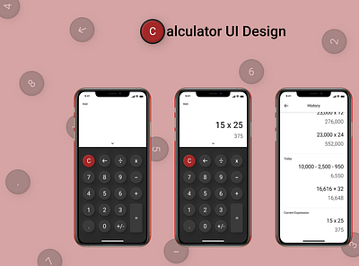 Calculator UI Design #DesignUI app calculator calculator app calculator design calculator ui dailyui dailyuichallenge design ui ui challenge uidesign