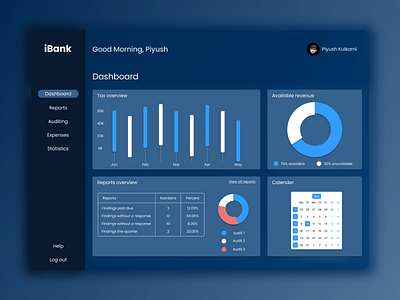 iBank - Financial Portal adobe bank branding design figma graphic design illustration landing page ui ux web website www