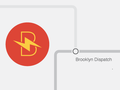 Brooklyn Dispatch brooklyn identity logo nyc