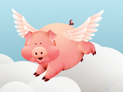 When pigs fly… illustration