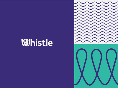 Whistle brand design logo pattern