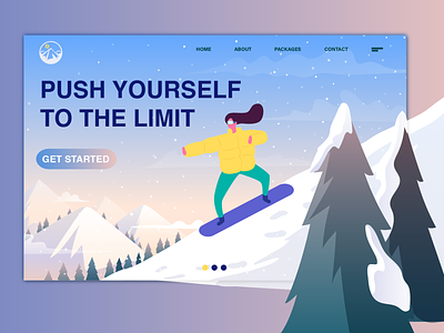 Snowboard Landing Page