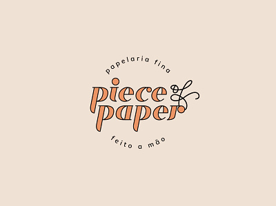 Piece of Paper logo paper stationary store visual identity