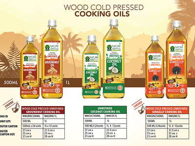Nature Way Edible Oil coconut oil groundnut oil sesame oil