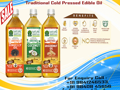 Traditional Cold Pressed Cooking Oil