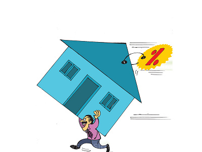 Story Illustration art banking cartoon character design fantasy finance fireart happy home home loan illustraion illustration loan story illustration studio