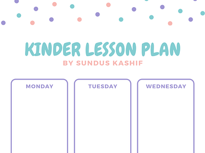 Weekly planner