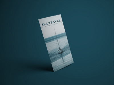 Sea Travel Brochure Design brochure design illustration