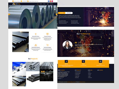 Devkrupa Home Page- Industrial Template bootstrap cool creativity css design html css html template javascript jquery template ui uidesign web design website design