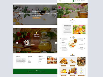 Nature's Factory Home Page- Organic Store bootstrap design homepage homepage design html css javascript jquery organic store store template theme ui web deisgn web design web template website