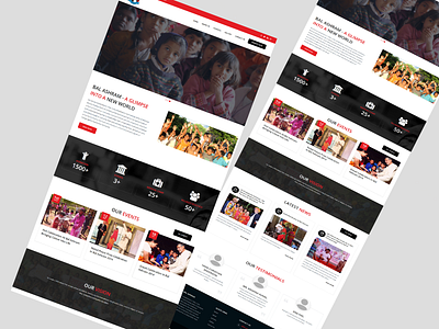 Balashram Home Page- Ngo Template bootstrap cool cool design creativity design homepage homepage design html css html template javascript jquery ngo template template design web web design webdesign website design