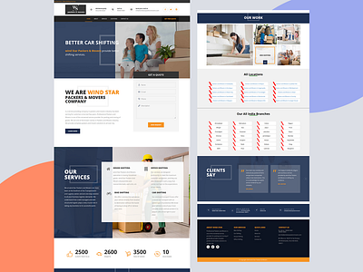 Packers Website Template