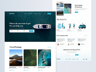 Gotrave - Travel Landing Page