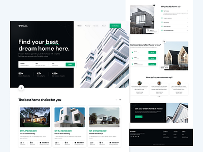 iHouse - Real Estate Homepage🏠