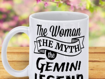 The Woman The Myth The Gemini Legend Coffee Mug ceramic mugs coffee mugs funny coffee mugs gemini zodiac sign