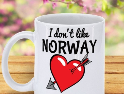 I Don t Like Norway I Love It Coffee Mug coffee mugs funny gifts gifts for norwegians norse