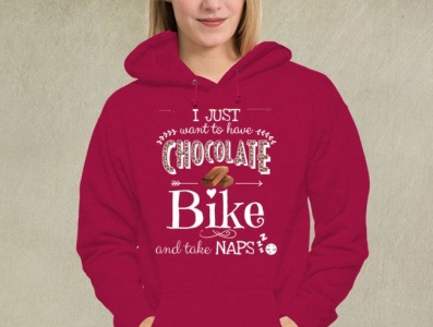 I Just Want To Have Chocolate Bike And Take Naps