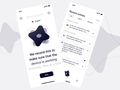 Mobile app for speech synthesis app design mobile mobile app mobile app design mobile application mobile ui productdesign ui ux