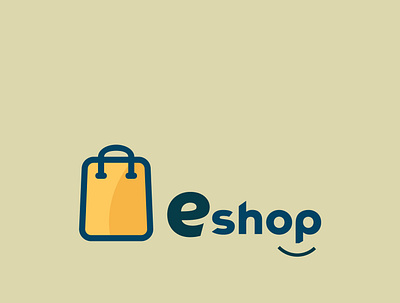 e shop page design illustration logo