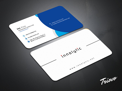 Innolytic Business Card branding business card business card design design illustration