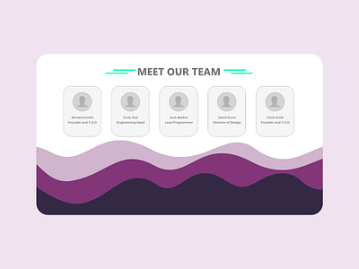 Team Page - UI Design by shubham jadhav on Dribbble