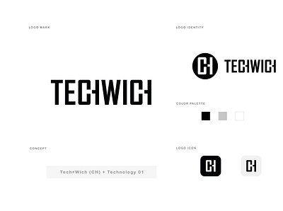 TECHWICH Logo app branding design graphic design illustration logo typography vector