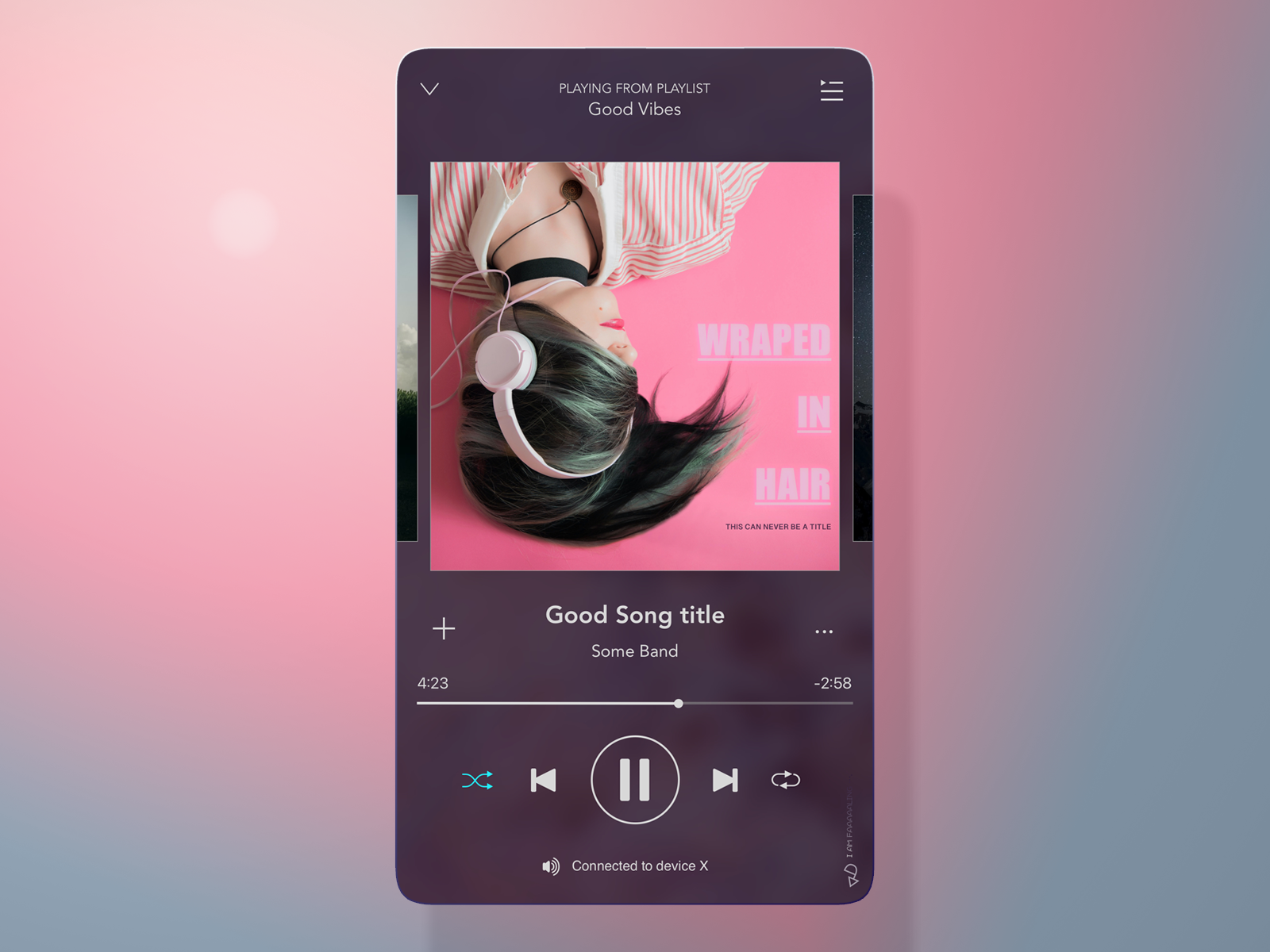 Spotify mockup by Maya H. on Dribbble