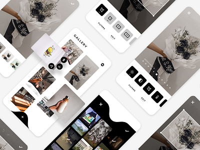 photo editing app UI