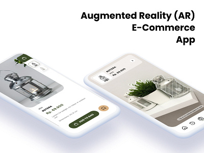 AR e-commerce app UI ar augmented reality ecommerce ui