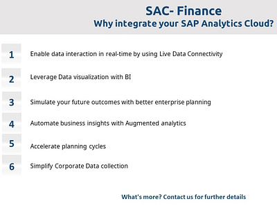 SAP Analytics Cloud| SAC- Finance