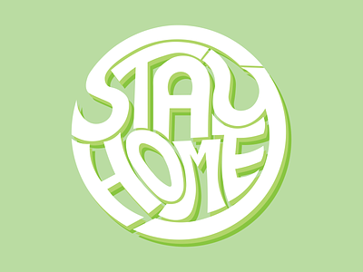 Stay Home Draft 3 art design flat graphic design illustration illustrator minimal typography
