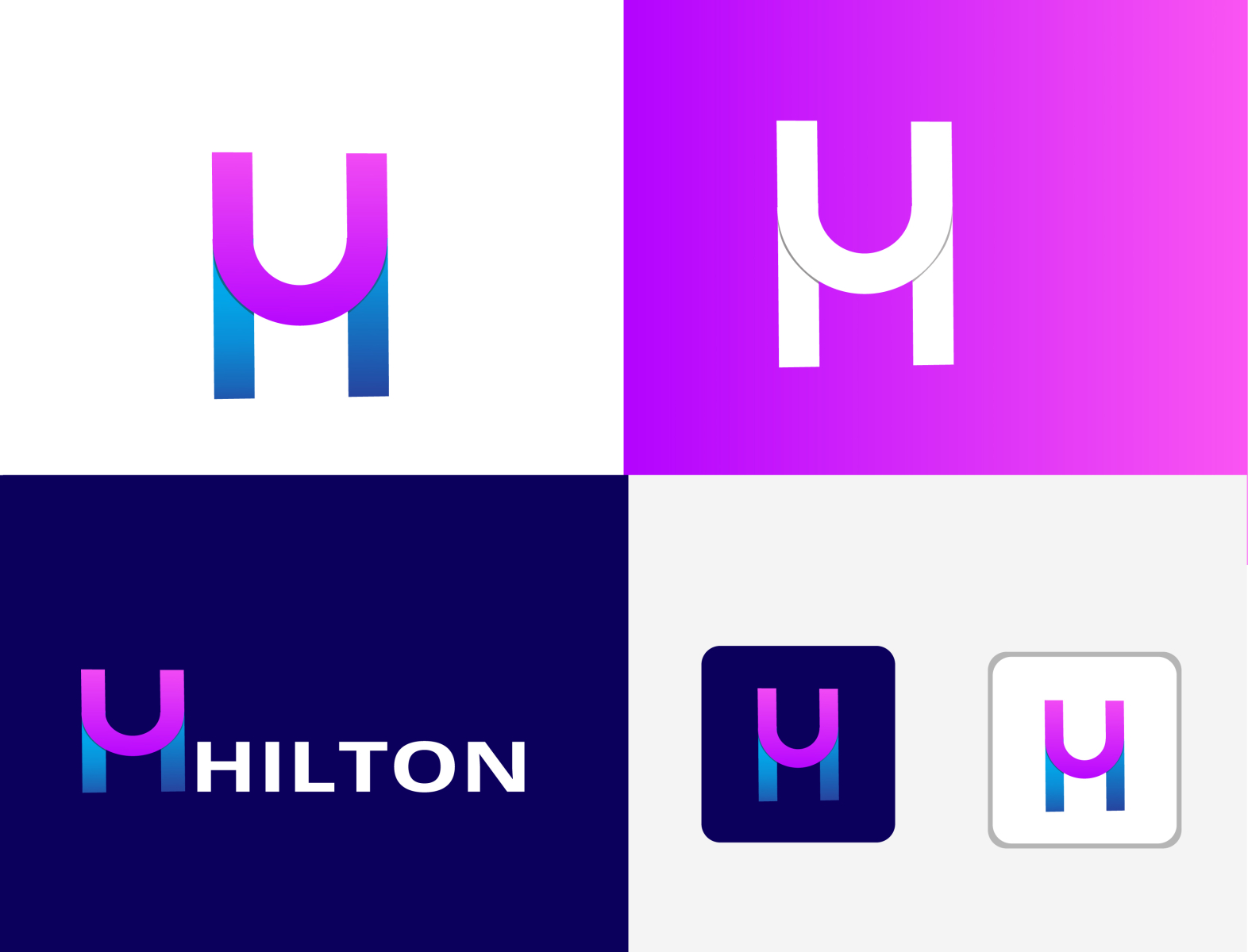 h letter by md rasel on Dribbble