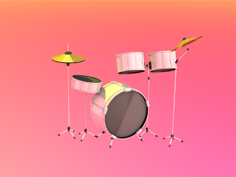 Drums Love by NTRIX for Glowing Studio on Dribbble