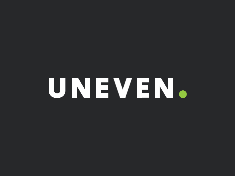 Uneven after effects bounce fluid gif logotype text animation