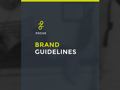 Focus advertising brand standards branding logo design style guide