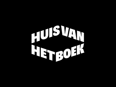 Huis van het Boek brand branding custom identity logo logotype monogram type typography vector