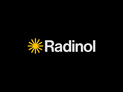 Radinol brand branding design identity logotype type typography