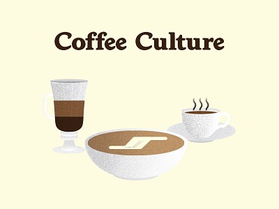 Coffee Culture cafe au lait coffee culture drinks espresso gradient irish coffee texture warm