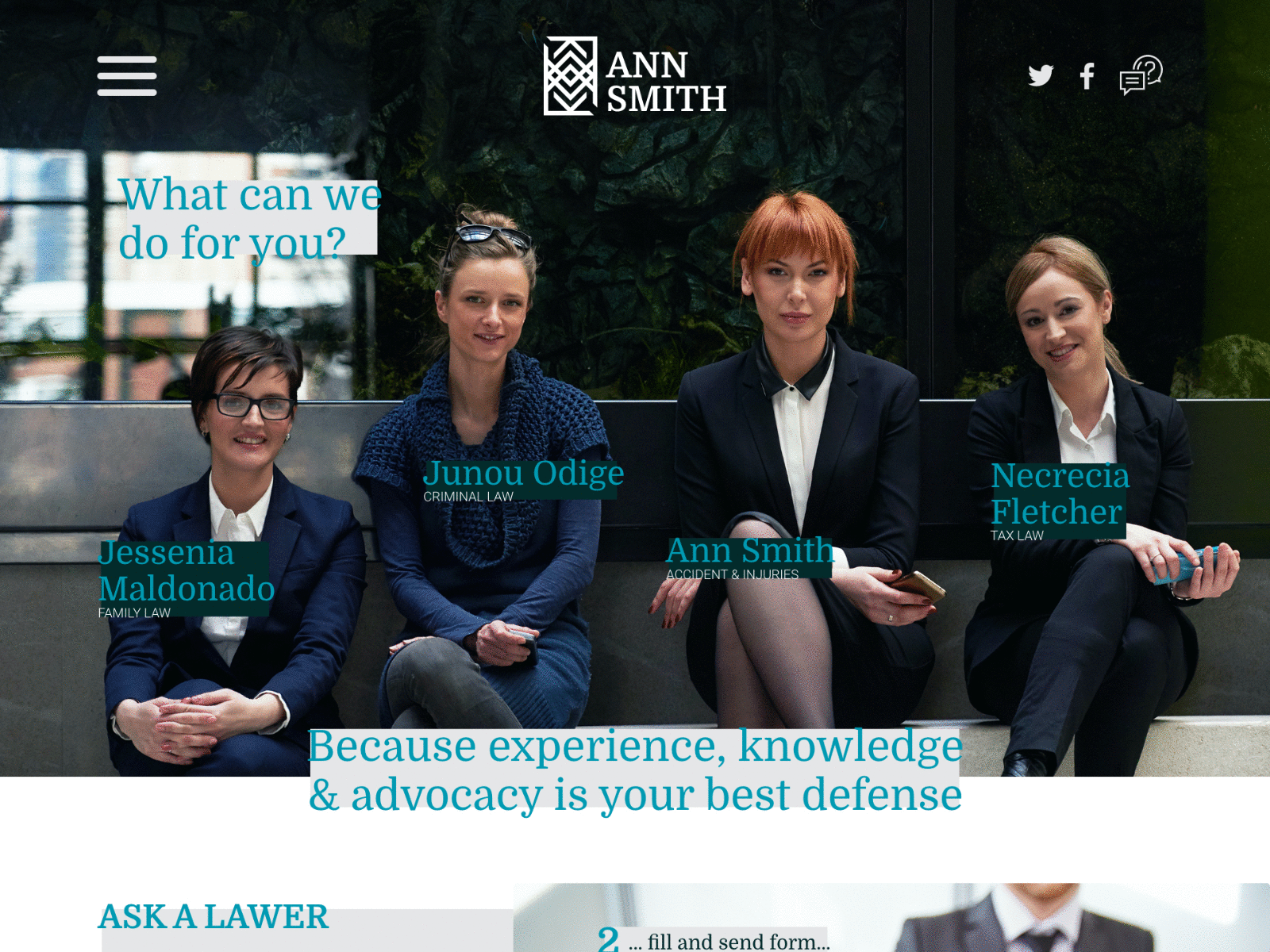 Lawyer Ann Smith - part 1 brand design branding logo ui ui ux ui design uidesign uiux ux ux ui ux design uxdesign uxui web design webdesign website website design