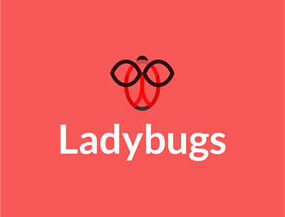 LADYBUGS LINE app branding design graphic design icon illustration logo minimal vector