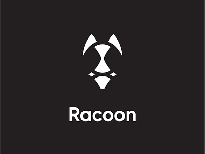 RACOON app branding design graphic design icon illustration illustrator logo minimal vector