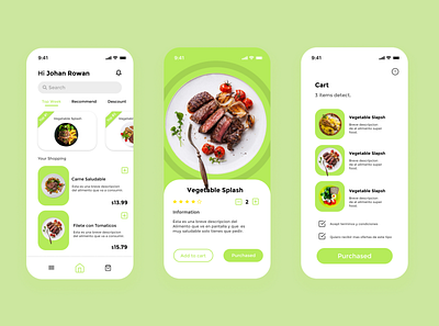 app comida saludable app app design app food foood