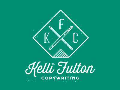 Kelli Fulton Copywriting Logo Concept 2 copywriting logo pen pencil