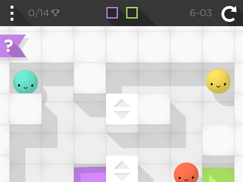 Smoosh App Screenshot ipad iphone android puzzle game paint ball