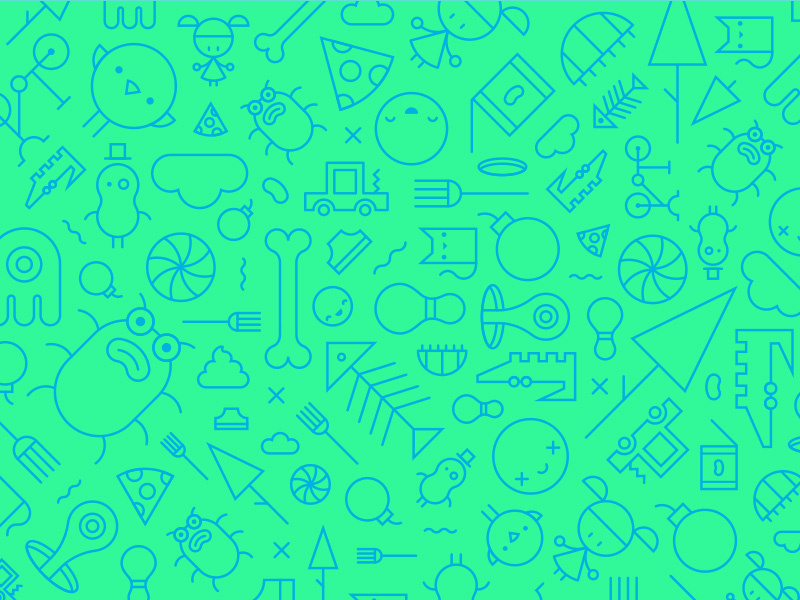 Curious Labs Pattern smoosh eye alligator bone pill bug repeatable pattern