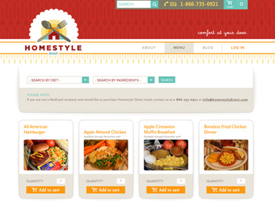 Homestyle Direct Website