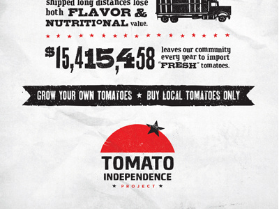 Tip Poster Bottom garden grown local poster tomato tyranny