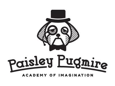 Paisley Pugmire Logo 1 academy bowtie imagination paisley shitzu top hat